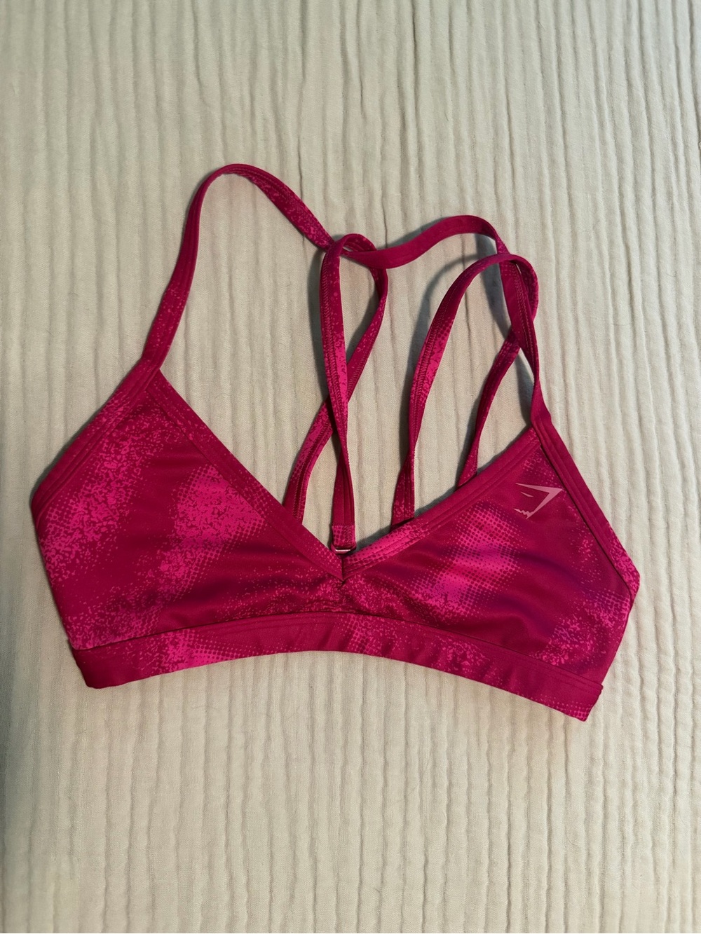 Gymshark Hot Pink Strappy Sports Bra